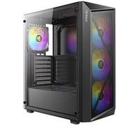 Antec AX67 ARGB - Mid tower jeux - ATX - panneau latéral fenêtré (verre trempé) - pas d'alimentation - USB/Audio G