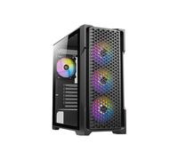 Antec AX90 Midi Tower Noir - Boîtier PC ATX/microATX/ITX, Acier/Plastique, 3x120mm avant, 1x120mm arrière, USB 3.2 Gen 1, Verre Trempé, Filtre anti-poussière