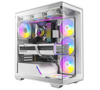 Antec Boîtier PC C3 ARGB Blanc – 3x120mm ARGB PWM +1x120mm, Type-C, panneaux verre trempé