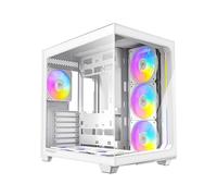 Antec C5 Blanc - Boîtier PC Midi Tower ATX/mATX/ITX, 1x3.5", 2x2.5", 7 slots, 4x120mm ventilateurs (3 avant, 1 arrière), USB 3.2 Gen 2 Type-C