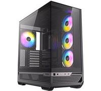 Antec C7 ARGB, support GPU RTX 40, 4 ventilateurs ARGB PWM de 120 mm inclus, refroidissement vertical, Type-C 10 Gbit/s, panneaux avant et latéraux en verre trempé sans jointure, support de radiateur