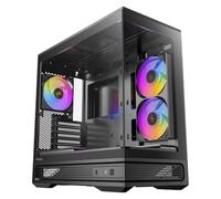 Antec Boîtier PC C2M ARGB MicroATX - Verre trempé panoramique, 3x PWM ARGB, Radiateur 360 mm, Type-C