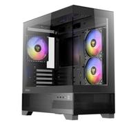 Antec Boîtier Mini-Tour Micro-ATX CX500M RGB avec panneaux vitrés (Noir)
