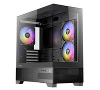 Antec CX500m RGB Mini Tower PC Noir - ATX/ITX, 2x120mm Latéral, 1x120mm Arrière, USB 3.2 Gen 1/Gen 2, Verre Trempé, HDD 2.5/3.5", 210x436x446mm