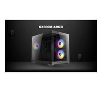 Antec Boîtier PC Tour CX600M ARGB Micro-ATX Gaming Noir