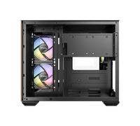 Antec CX600M ARGB Mini Tower Noir, Boîtier PC : Micro ATX, ITX, 1x 3.5", 2x 2.5", USB 3.2 Gen 1, 2x120mm ARGB, Acier/Verre, 410x290x370mm