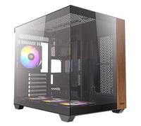 Boitier Moyen Tour ATX Antec CX800 Wood RGB avec panneaux vitrés (Noir)
