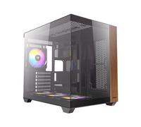 Antec CX800 Midi Tower Noir/Bois, ATX/mATX/ITX, 2x120mm latéraux, 1x120mm arrière, baie 2x3.5"/2x2.5", verre trempé, gestion câbles, sans alim