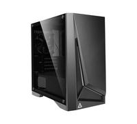 Antec DP301M Micro Tower Noir, Micro ATX/Mini-ITX, 2x3.5" & 2x2.5", 4 slots d'extension, Vent. Arrière 120mm, Vitre trempée, USB 3.2 Gen 1
