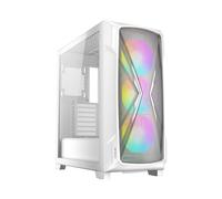 Antec DP505 Blanc : Boîtier PC Midi Tower ATX/EATX/micro ATX/Mini-ITX, 2x3.5", 2x2.5", 7 slots, Verre Trempé, USB 3.2, 4 ventilateurs inclus