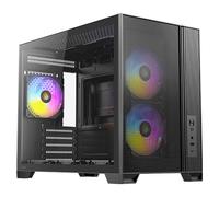 Antec Boîtier PC Flux M – 6 ventilateurs PWM, flux d'air vertical, Type-C 3.2 Gen 2