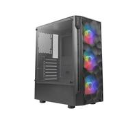 Antec NX Series NX260 - Mid tower - ATX - panneau latéral fenêtré (verre trempé) - pas d'alimentation - USB/Audio