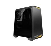 Antec NX100 Boîtier PC Midi Tower ATX/microATX/Mini-ITX Noir/Jaune, 2x3.5", 2x2.5", USB 3.2 Gen 1, Ventilateur 120mm arrière, compatible radiateurs 240/120mm
