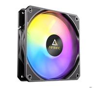 Antec P12R ARGB Reverse PWM 120mm Fan - 4-Pin Black High-Airflow Cooling 9-Blade Design with Anti-Vibration Pads