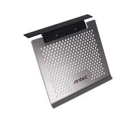 Antec Refroidisseur Notebook Basic Gris Aluminium 269.2x238.7x27.9mm, Poids 300g, Compatibilité ordinateurs portables jusqu'à 15.6 pouces