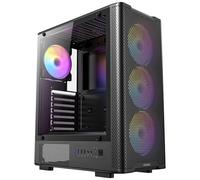 Antec Boîtier de jeu VX-310 ARGB – Moyen tour ATX, 4 ventilateurs ARGB, panneau vitré – Noir