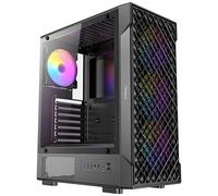 Antec Boîtier ATX VX-320 ARGB – Moyen, Noir, 4 ventilateurs ARGB