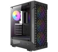 Antec Boîtier ATX VX-320 ARGB – Moyen, Noir, 4 ventilateurs ARGB
