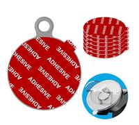 Anteel - Dashboard Pad Montage Disque Adhésif Kit De Remplacement Adhésif, 6pcs 80mm Cercle Autocollants Double Face Résistants À La Chaleur pour Ventouse Support De Téléphone De Voiture Disque