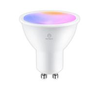 ANTELA Ampoule Connectée Gu10 WiFi 5W 400LM LED RGB 2700K-6500K Compatible avec Alexa/Google Home, APP Télécommande, Contrôle Vocal,1PC