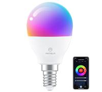 ANTELA Ampoule Connectée WiFi G45 E14 4.5W Ampoule LED Intelligente RGB+CCT 2700K-6500K Compatible avec Alexa, Google Home, APP Télécommande, Commande Vocale