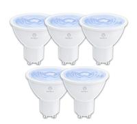 ANTELA Ampoule LED Gu10 2,5W 450LM 6500K Blanc Froid, Equivalent 60W Efficacité Energétique, Non-Dimmable, 5PCs