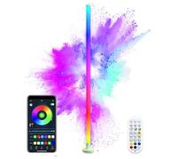 ANTELA Lampadaire LED d'Angle RGBIC Bluetooth, Lampe sur Pied avec Télécommande et APP, Mode DIY, Musique Sync et Minuteur, pour le Salon Chambre