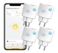 ANTELA Prise Connectée AI 16A 3680W, 4 Unités