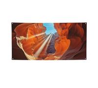 Antelope Canyon Bannière Décoration de fête Drapeau Anniversaire Photographie Fond Bannières et Signes Décoration Murale Bannière Fournitures de Fête Favors 180 x 119 cm Petite