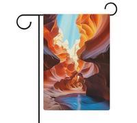 Antelope Canyon Drapeaux de jardin 30,5 x 45,7 cm Double face Drapeau extérieur Drapeau d'été Drapeau floral Bienvenue Drapeaux de jardin saisonniers Décorations de vacances