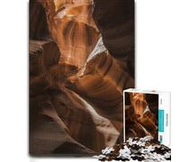 Antelope Canyon's Striking Rock Formations Puzzle en Bois, 500 pièces | Le tri par couleurs et formes - un loisir concentré autour de la table le w nd.