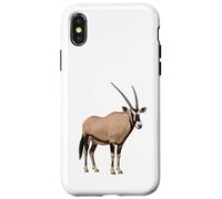 Antelope Gemsbok Oryx Arabian Spirit Animal sud-Africain Coque pour iPhone X/XS
