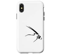 Antelope Gemsbok Oryx Arabian Spirit Animal sud-Africain Coque pour iPhone X/XS