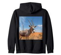 Antelope Gemsbok Oryx Arabian Spirit Animal sud-Africain Sweat à Capuche