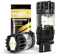 ANTEMOON 3157 T25 P27/7W Ampoules LED 100% Canbus Sans Erreur 12V Super Lumineuses 6500K Blanc 3057 3156 Ampoule Remplacement pour Voiture Feu de Recul DRL Feux de Jours Freinage Clignotant, 2 Pièces