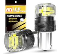 ANTEMOON P21W 1156 BA15S Ampoules LED 12V Super Lumineuses 2800LM 6000K Blanc 1141 7506 Canbus Sans Erreur pour Voiture Feu de Recul Feu de Freinage Clignotant Arrière de Brouillard, 2 Pièces