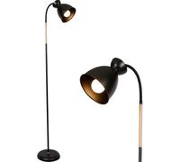 ANTEN LED Lampadaire Lampe de lecture E27 Douille Rétro Lampe décorative noire (ampoule non incluse)