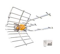 Antenne + Source D'alimentation Televes Ellipse Uhf Avec Prix 148922. Préparé Pour Le 5g Canaux 21 À 48