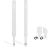 Antenna Booster ¿ 2.4GHz 10dBi Omnidirectional WiFi Booster Antenna RP-SMA WLAN for Modem Router (Bianc 2-Pack)