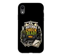 Antenna Check Ready Radioamateur Antenne Portable Coque pour iPhone XR