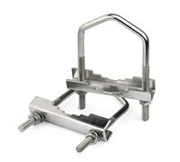Antenna Support Yagi Antenna Wifi U Support Aluminum Antenna Bracket (3.9"" High x 2.36"" Wide) 2 Pieces for Outdoor Wireless Wifi Access Point for Yagi MULTI-WAY Antenna