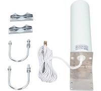 Antenne 12dBi à haut gain avec câble de 5 mètres 698?2700MHz Antenne omnidirectionnelle mâle SMA pour routeur WiFi Modem 4G LTE
