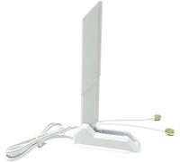 Antenne 2T2R Dual Band WiFi 6/6E: 2,4-6 GHz pour ASUS ROG Maximus Z690 Z790 Z590E Z690E X XI XII XIII/ROG Strix B560 B660 X470 X570 X670E Z370 Z590 Z690 Z790/ TUF Gaming B550M B550MA (Blanc)