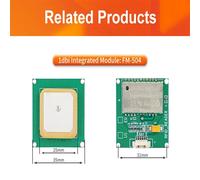 Antenne 35 X 35 mm 1Dbi IntéGréE, Module RFID UHF Tout-En-1 868-928 MHz (1DBi EU USB)