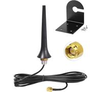 Antenne 3G 4G Extérieure 2.5Dbi Sma Mâle Adaptateur 300Cm Rg174 Câble + L Montage Base Trou Fixation Pour 3G 4G / Gsm/Umts/Cdma/Gprs Routeur 3G 4G Lte Bluetooth Carte Sim Mimo