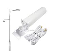 Antenne 3G/4G LTE, amplificateur de signal extérieur omnidirectionnel pour routeur 4G LTE, réception longue portée, répéteur puissant pour jardin, atelier, camping-car, installation simple - Compatibl