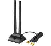 Antenne 4G LTE Antenne TS9 SMA Mâle Base Magnétique 6dBi pour CPE Modem de Passerelle Cellulaire Routeur sans Fil Large Bande ZTE D-Link Archer ASUS Huawei B525 B315 B310