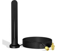 Antenne 4G LTE Exterieur Interieur 5dBi SMA et TS9 Mâle Imperméable Base Magnétique 3m Câble pour Huawei ZTE GSM 3G 4G LTE Routeur Modem Box CPE Broadband sans Fil Routeur Passerelle Hotspot