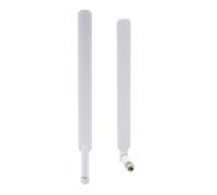Antenne 4G LTE SMA mâle blanc 10dBi, 2 paquets Cellular Trail Cameras Extender Compatible avec B593S-850 B880 B890 B310 B593 4G LTE CPE ZTE Router hotspot mobile (Blanc)