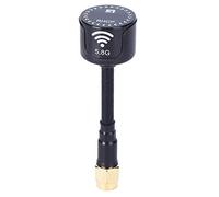 Antenne 5.8Ghz 3dBi RHCP pour Drone de Course RC - Pièces FPV Longue Portée - Accessoire Quadrirotor (Noir RP-SMA Trou Intérieur)